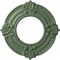 Ekena Millwork Benson Ceiling Medallion (Fits Canopies up to 4 1/8"), 9"OD x 4 1/8"ID x 5/8"P, Athenian Green CM09BNAGF - alternate 1